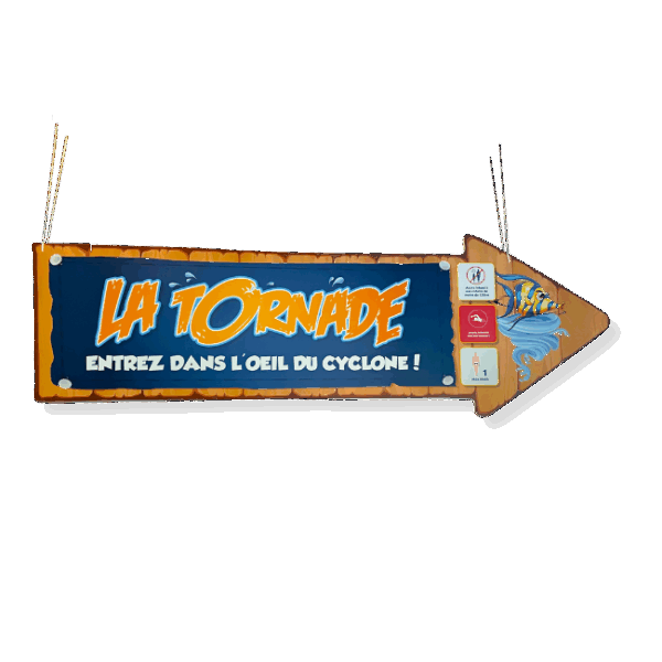 signalétique rotaire en carton