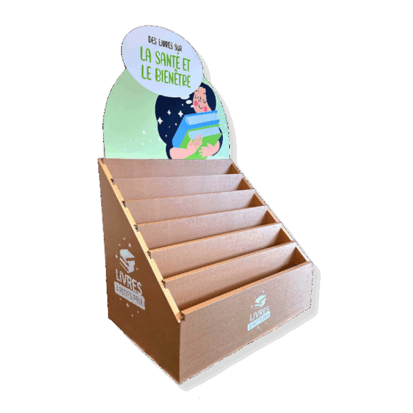 porte-flyer en carton