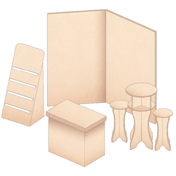 stand en carton