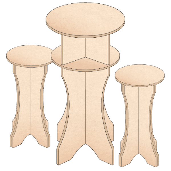 ENSEMBLE tabourets et table