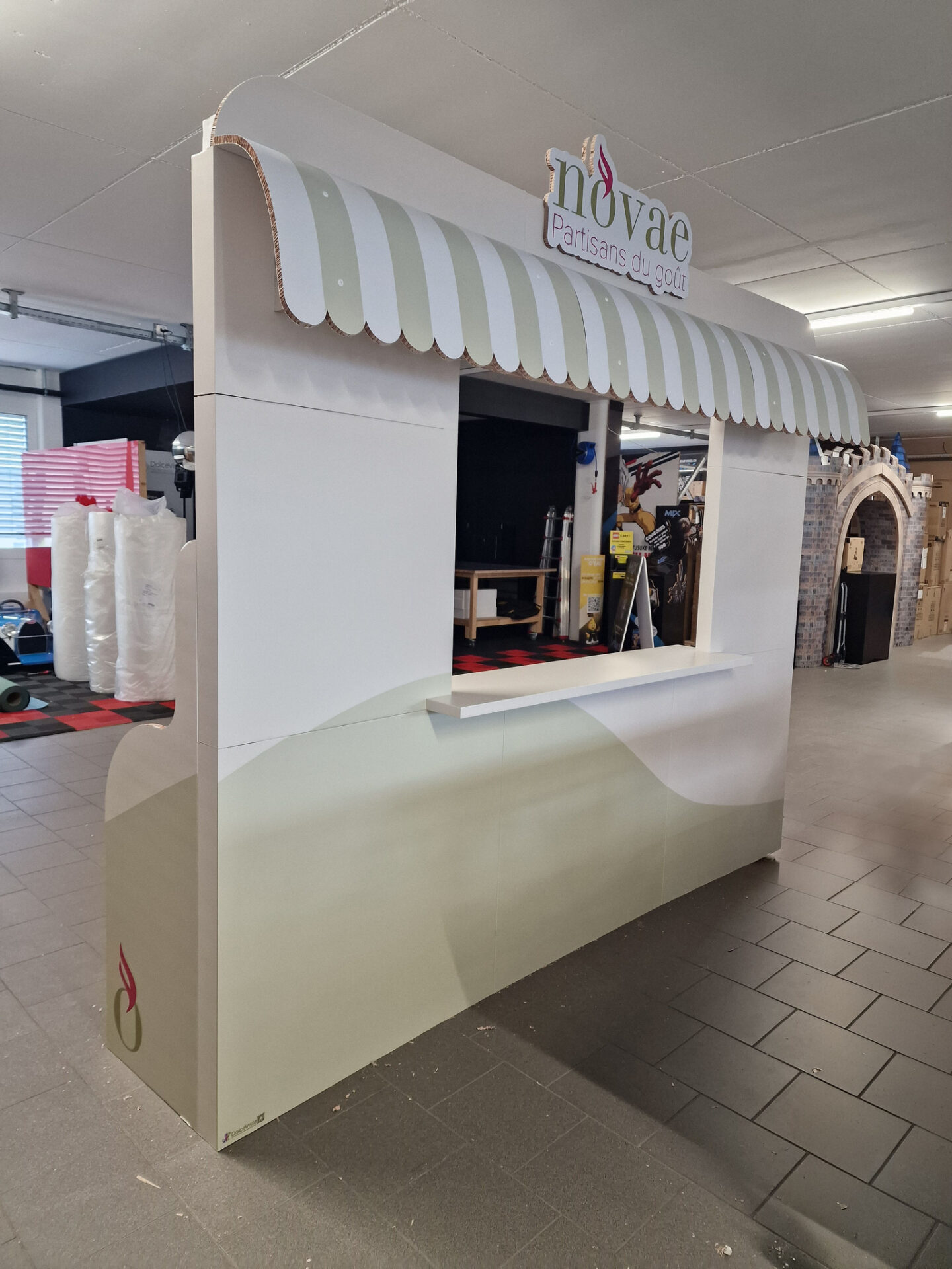 stand événementiel carton